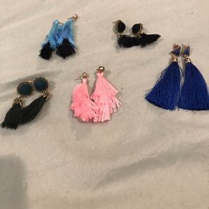 Multiple fun earrings